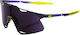100% Cycling Glasses with Purple Frame & Dark Lenses
