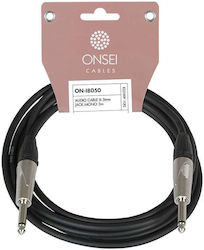 Onsei 6.3mm male - 6.3mm male 5m