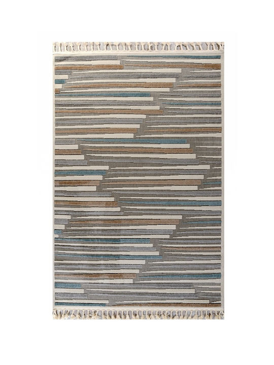 Tzikas Carpets 133x190 Teppich Rechteckig Gray