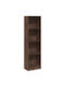 Bookcase Brown Oak 40x24x143cm