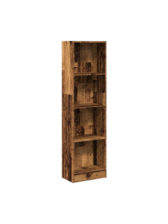 Bookcase 40x24x143cm Coffee