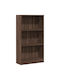 Bookcase Brown Oak 60x24x109cm