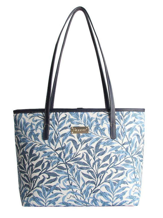 Signare Willow Bough Women's Bag Tote Handbag Blue