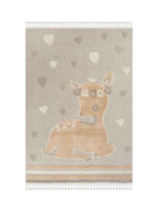 Newplan Bubbles 080 Kinder Teppich Beige 200x250cm