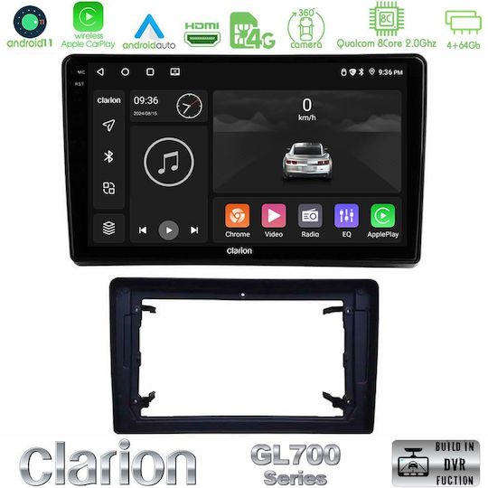 Clarion Автомобилна Аудио Система (Блутут/USB/WiFi/GPS/Apple-Carplay/Android-Auto) с Тъчскрийн 10"