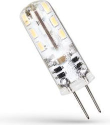 Led G4 Coloană 12v 1.5w Silicon WW Spectrum Led G4 Coloană 12v 1.5w Silicon WW Spectrum