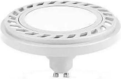 Arcus Es111 Gu10 15 Led 9w W Nw 120s Neutralweiß Ar111 Weißes Gehäuse 820lm