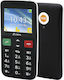 Olympia Lux Dual-SIM Handy mit Großen Tasten Schwarz