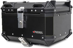 Rebel Aluminium Motorcycle Top Case 65lt Black Rebel Aluminium Motorcycle Top Case 65lt Black