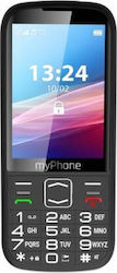MyPhone Halo 4 LTE Dual-SIM Handy mit Großen Tasten Schwarz