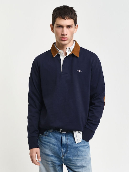 Gant Bluza Bărbătească Polo Albastru închis