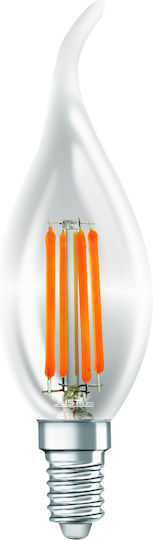 Just LED 6W LED Bulb for E14 Socket C35L Shape Natural White 660lm Dimmable