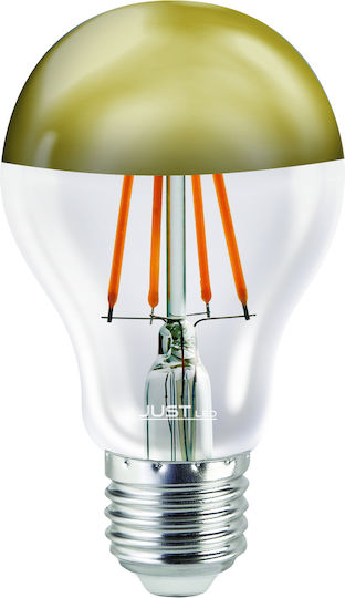 Just LED Λάμπα LED 8W για Ντουί E27 και Σχήμα A60 Θερμό Λευκό