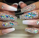 Σετ 1440 Rhinestones Crystals Διακόσμησης Νυχιών Ss8#