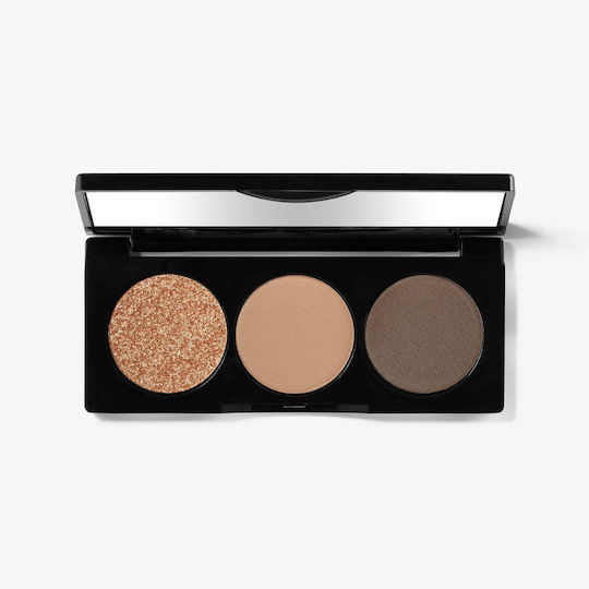 Bobbi Brown Essential Trios Eye Shadow Palette Matte in Solid Form Golden Hour 6gr