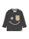 Kinderhemd Langarm Grey