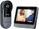 1080p Video Intercom System 4.3” Wide Angle 170° Hd Screen Intercom Support Night Vision Waterproof Protection Gray Anthracite