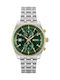 Boss Skytraveller Ανδρικό Ρολόι 44mm Χρονογράφος Μπαταρίας με Ασημί Μεταλλικό Μπρασελέ