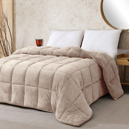 Melinen Κουβερτοπάπλωμα Υπέρδιπλο 220x240εκ. Beige 740 GSM 12 togs