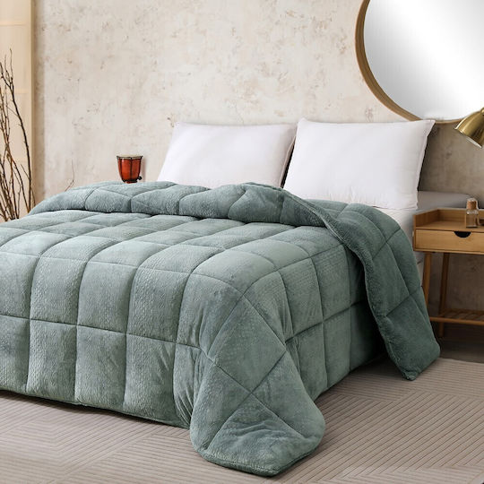 Melinen Κουβερτοπάπλωμα με Γέμιση Hollowfiber Μονό 160x220εκ. Aqua 740 GSM 12 togs