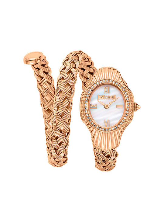 Just Cavalli Signature Snake Γυναικείο Ρολόι 20...