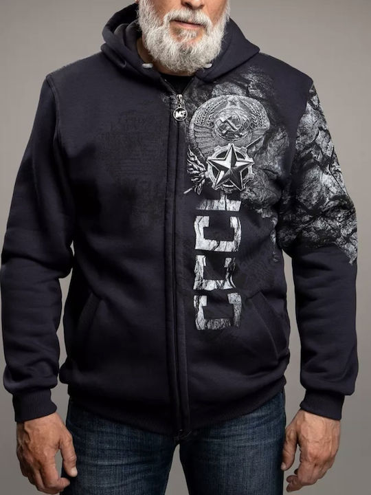 Men's Sweatshirt Jacket Black