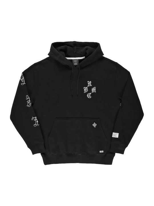 Sweatshirt mit Kapuze Schwarz