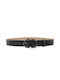 Doca Leather Women's Belt Black