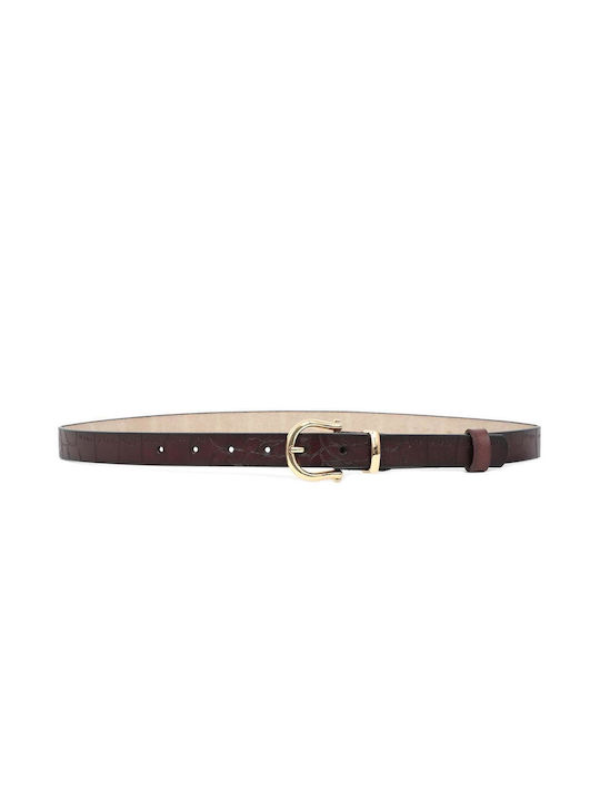 Doca Leather Women's Belt Brown