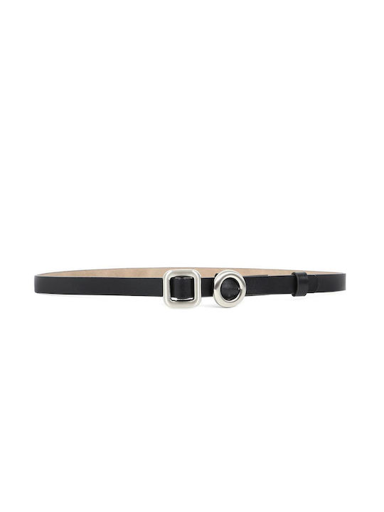 Doca Leather Women's Belt Black