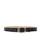 Doca Leather Women's Belt Black