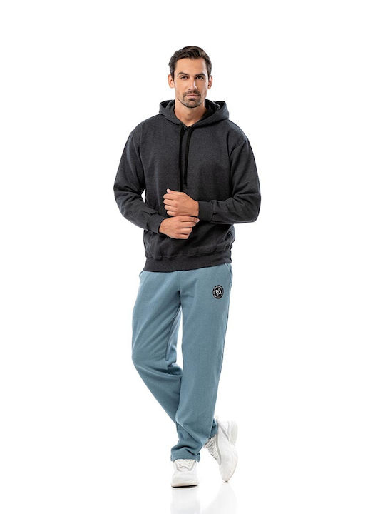 Bodymove Herren-Sweatpants Hellblau