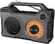 Diva RB-BT7500 Portable Radio Rechargeable with Bluetooth Gray