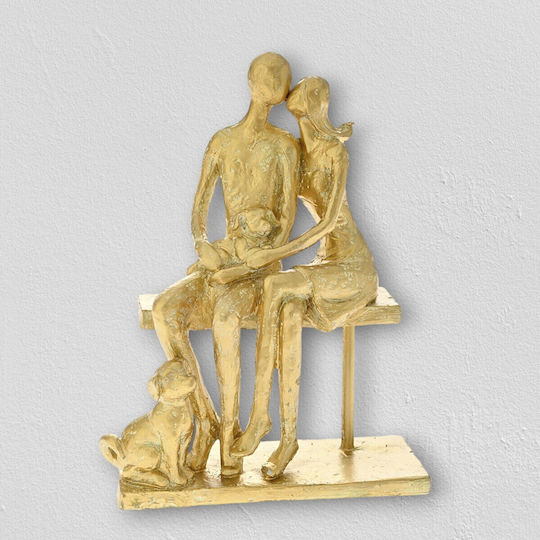 Artifact Dekorativ Hund aus Polyresin 18x23x9cm 1Stück