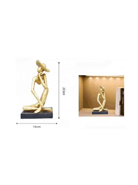 Decorative Figure Polyresin 165760 12x12x23.5cm 1pcs