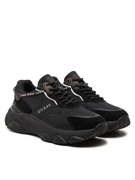 Guess Micola Γυναικεία Sneakers Black - Μαυρο