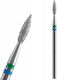 Staleks Nail Drill Diamond Cutter Bit with Flame Head Blue