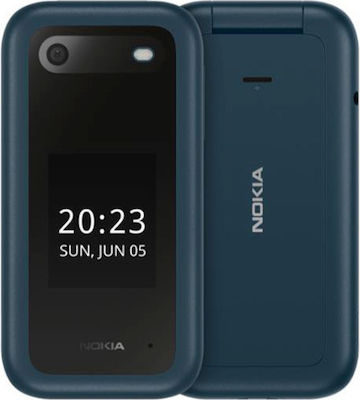 Nokia 2660 Flip Dual SIM (48MB/128MB) Κινητό με Κουμπιά Μπλε