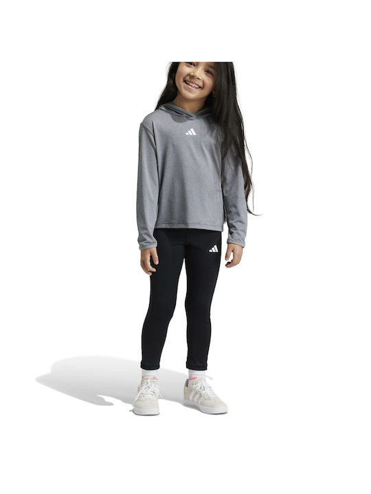 Adidas Kids Set with Leggings Winter 2pcs Grey, Black