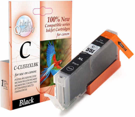 Съвместимо Мастило За Принтер InkJet Canon CLI-551XLBK 12ml 1бр