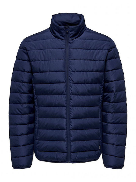Jacket Puffer Navy Blue