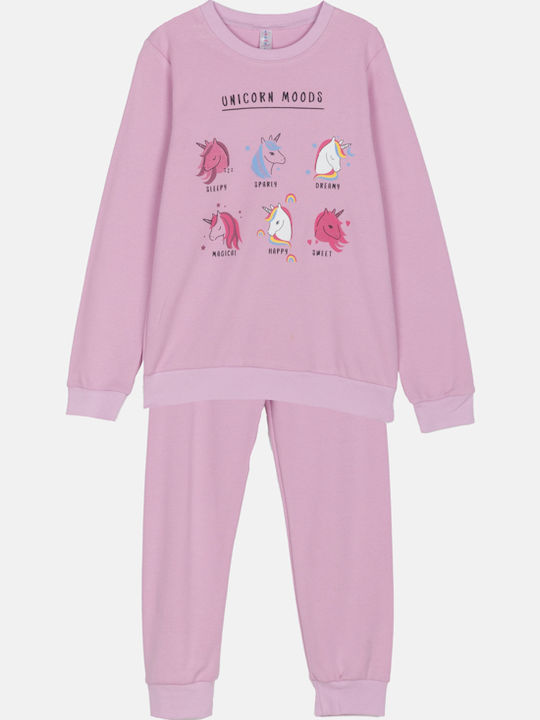 Dreams by Joyce Pijama Copii Iarna Roz Unicorn