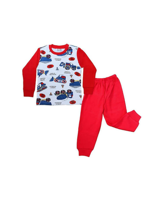 Esthisis Kids Pyjamas Winter Cotton red