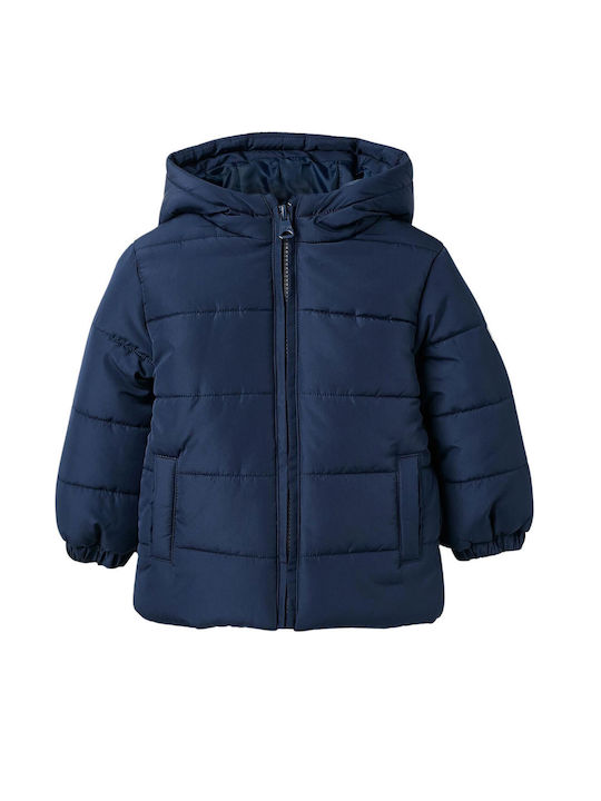 Zippy Kids Casual Jacket with Hood Dark Blue