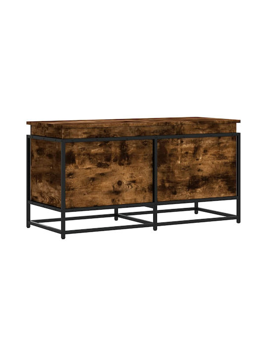 vidaXL Wooden Decorative Trunk Brown 100x40x51.5cm