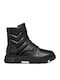 D Vilde Leather Women's Ankle Boots Black
