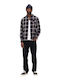 Men's Jeans Pants with Loose Fit Dark Blue Denim