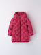 Kids' Coat Long with Hood Magenda