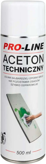 Technical Acetone 100% Spray Pro-line Spray 500ml 5902578453033