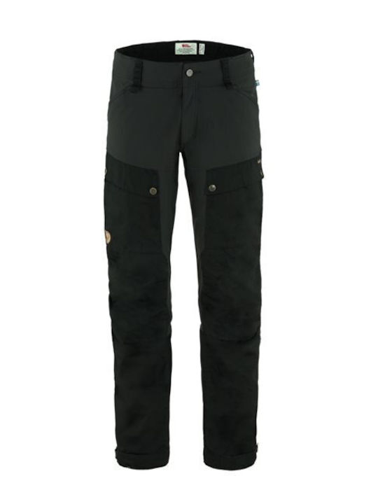 Fjallraven Ανδρικό Μακρύ Παντελόνι Πεζοπορίας Μαύρο